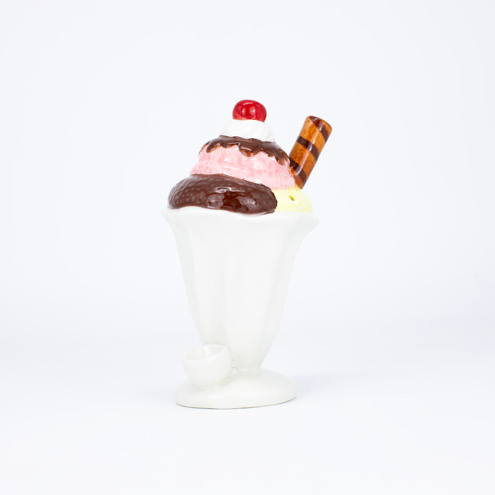 Ice Cream Ceramic Dry Pipe The Bong Shop