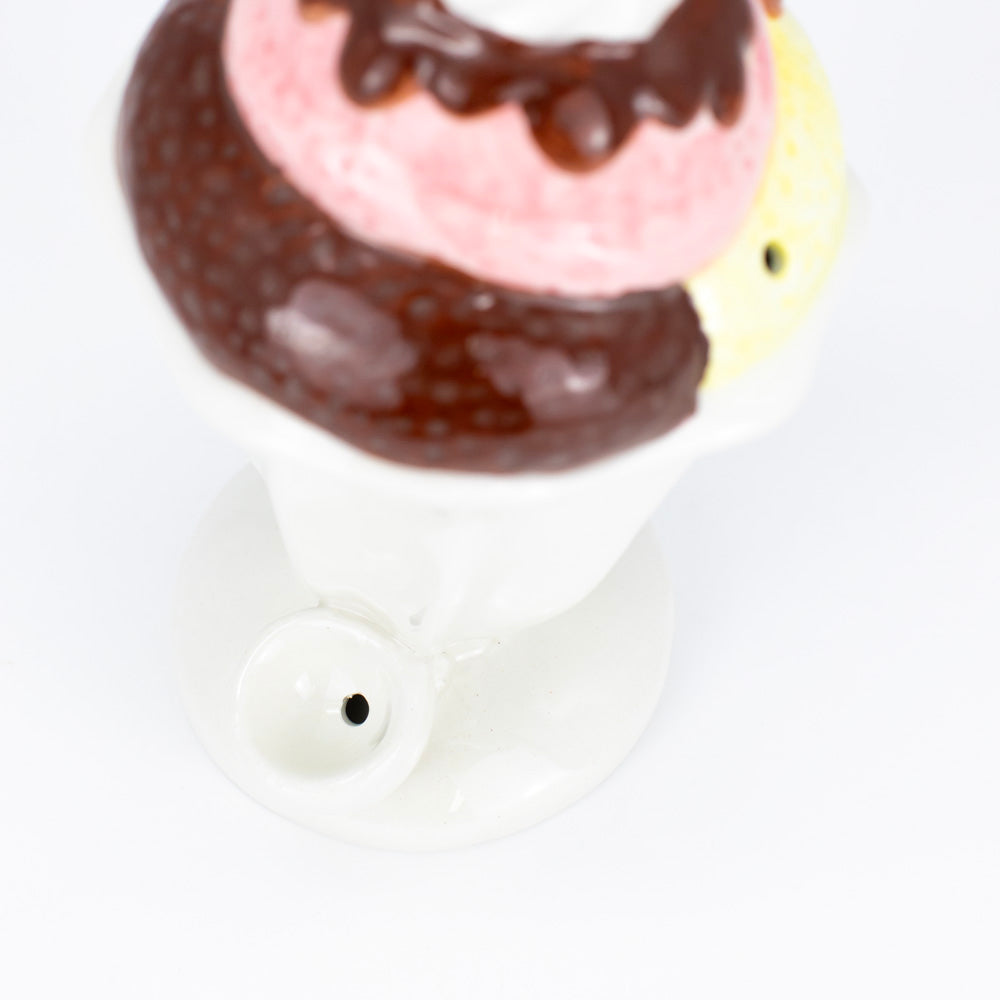 Ice Cream Ceramic Dry Pipe The Bong Shop