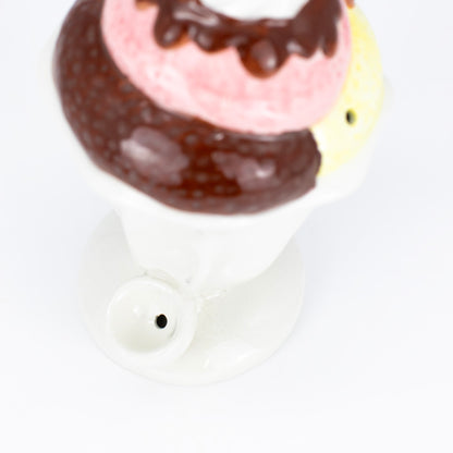 Ice Cream Ceramic Dry Pipe The Bong Shop