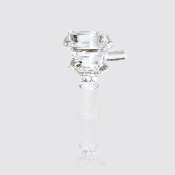 V Double Handle Glass Cone - 14mm The Bong Shop