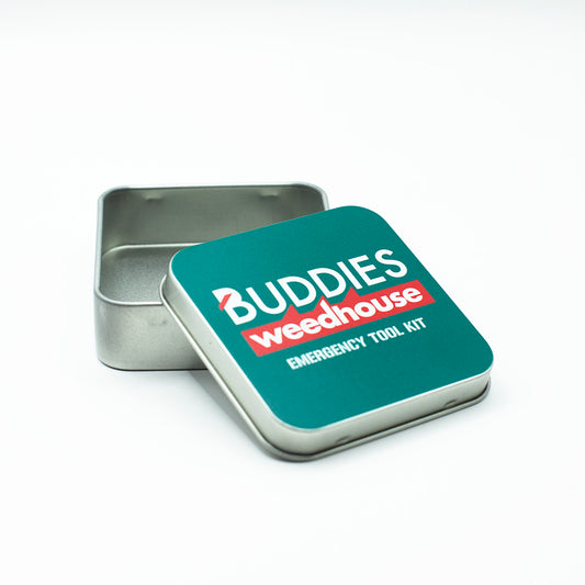 Buddies Weedhouse Metal Tin Planet X