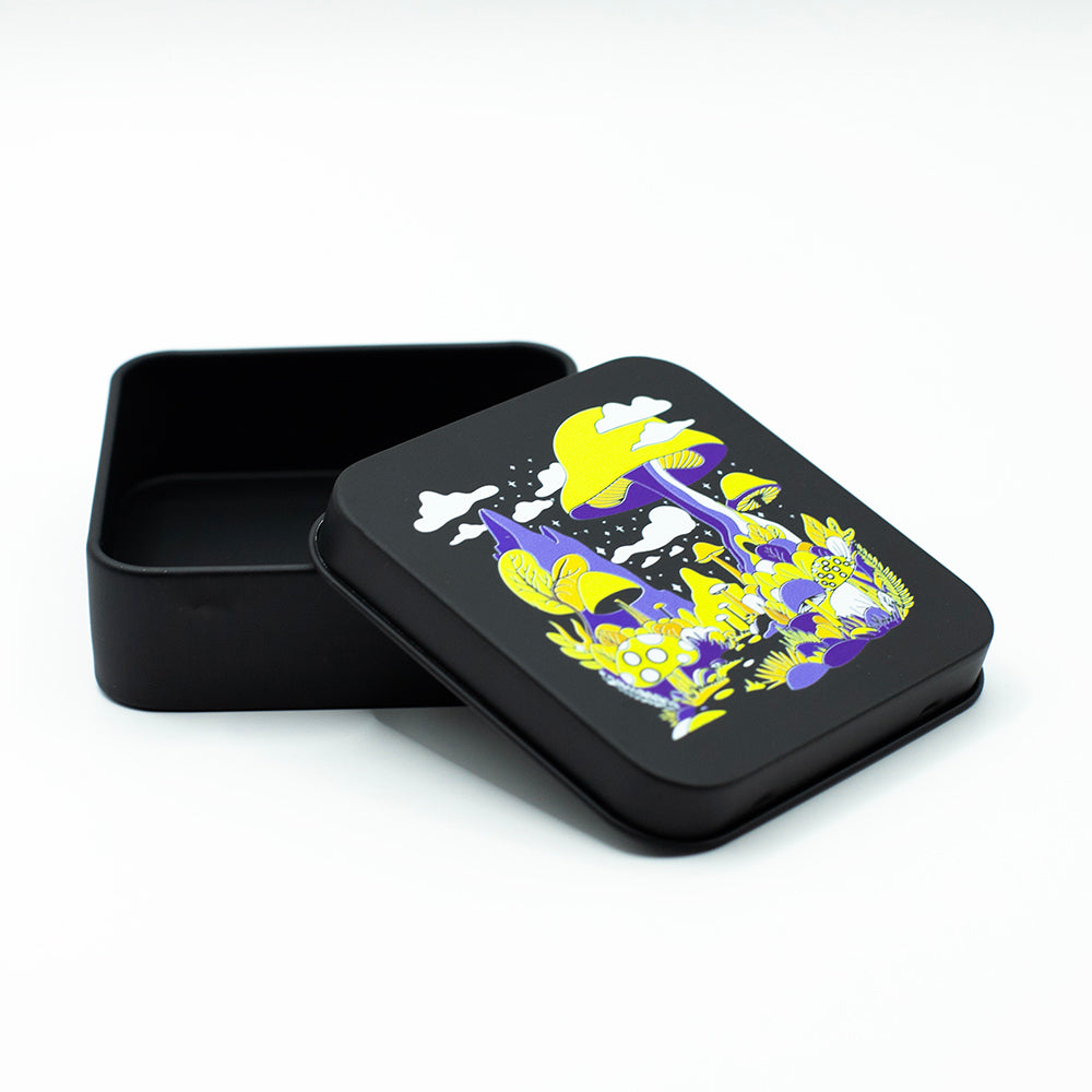 Shrooms Metal Tin Planet X