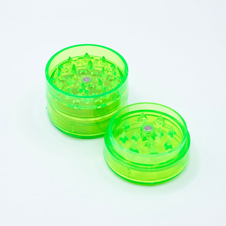 Grinder - Acrylic 48mm 5 Part Magnetic - ASSORTED COLOURS The Bong Shop