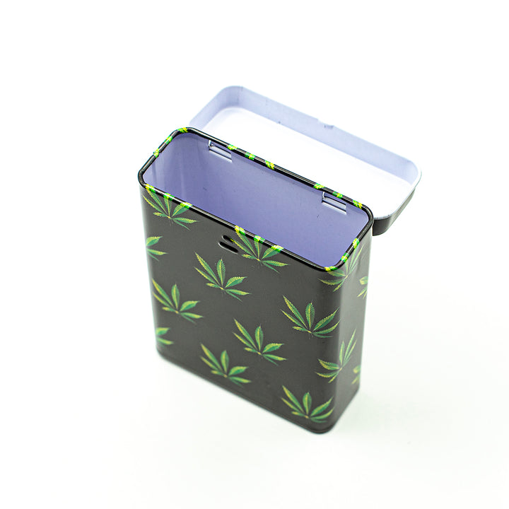 Midnight Leaves Stash Tin The Bong Shop