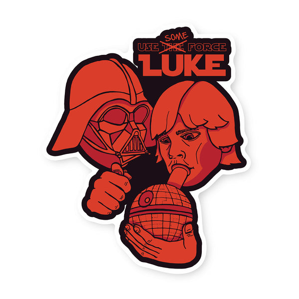 Use Some Force Luke Sticker Off Ya Tree