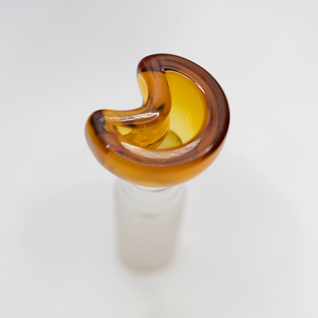 Glass Bong Purple/Blue - Flower Power and Butterflies