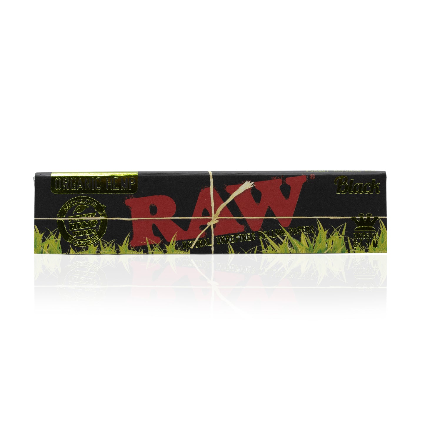 RAW Black Organic Hemp King Size Slim Papers