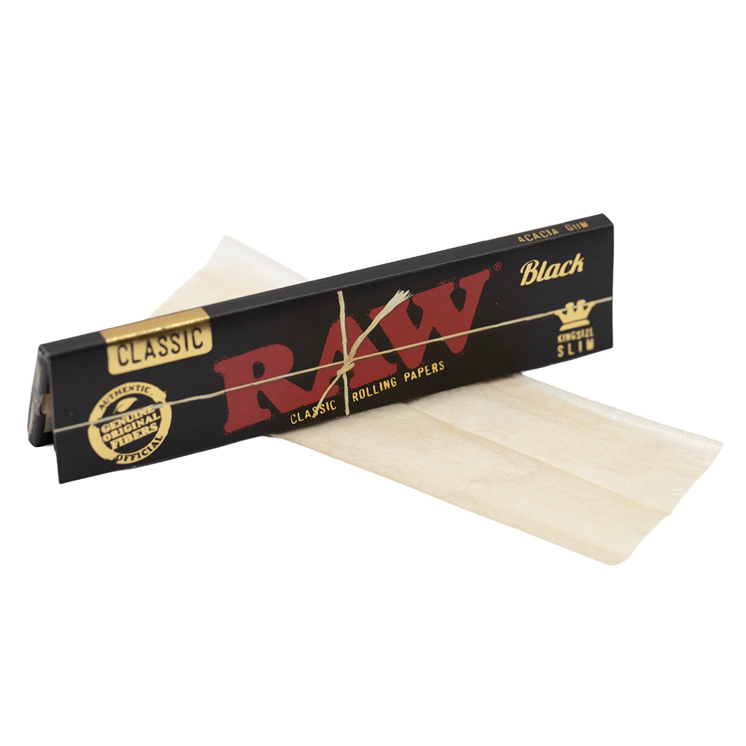 RAW Black Classic King Size Skim Papers