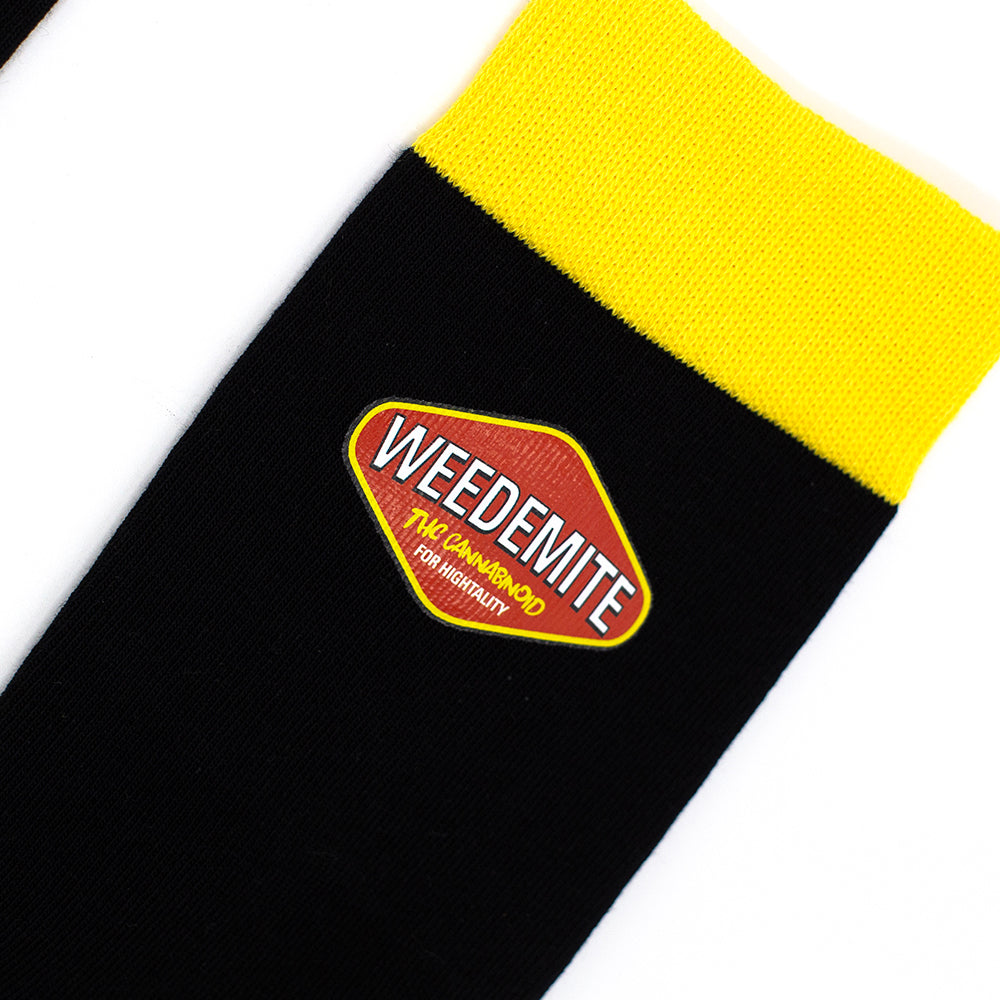 CREW SOCKS WEEDETMITE HIGHLINES BLACK Highlines