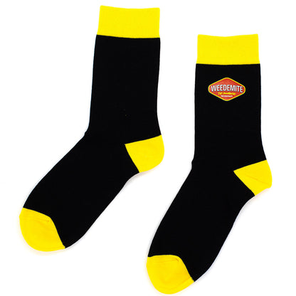 CREW SOCKS WEEDETMITE HIGHLINES BLACK Highlines
