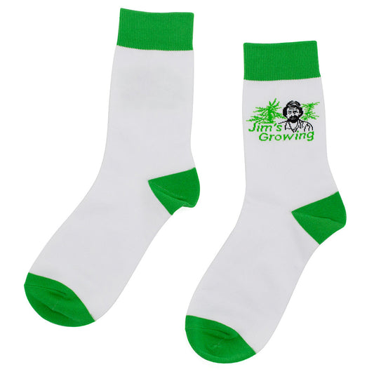 CREW SOCKS JIMS GROWING HIGHLINES WHITE Highlines