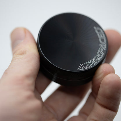GRINDER -AEROSPACED - 2 PART 49mm BLACK