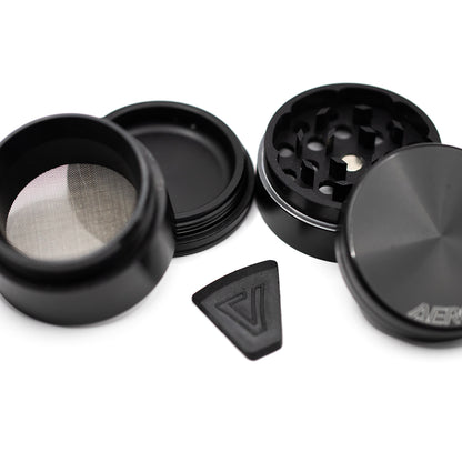 GRINDER -AEROSPACED - 4 PART 49mm BLACK