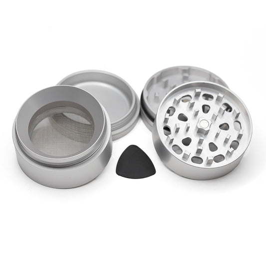 The Void 4 Part Grinder 63mm Silver