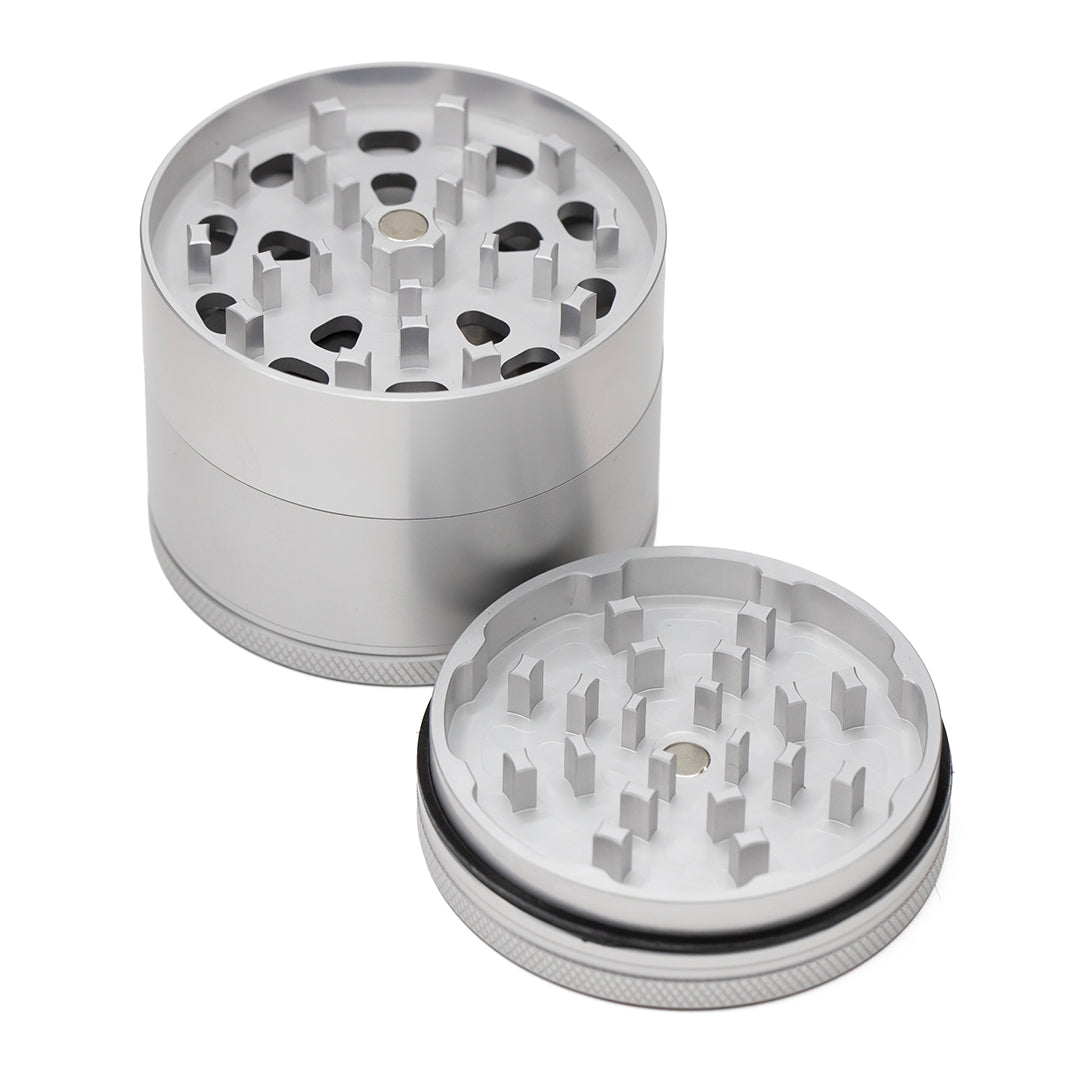 The Void 4 Part Grinder 63mm Silver