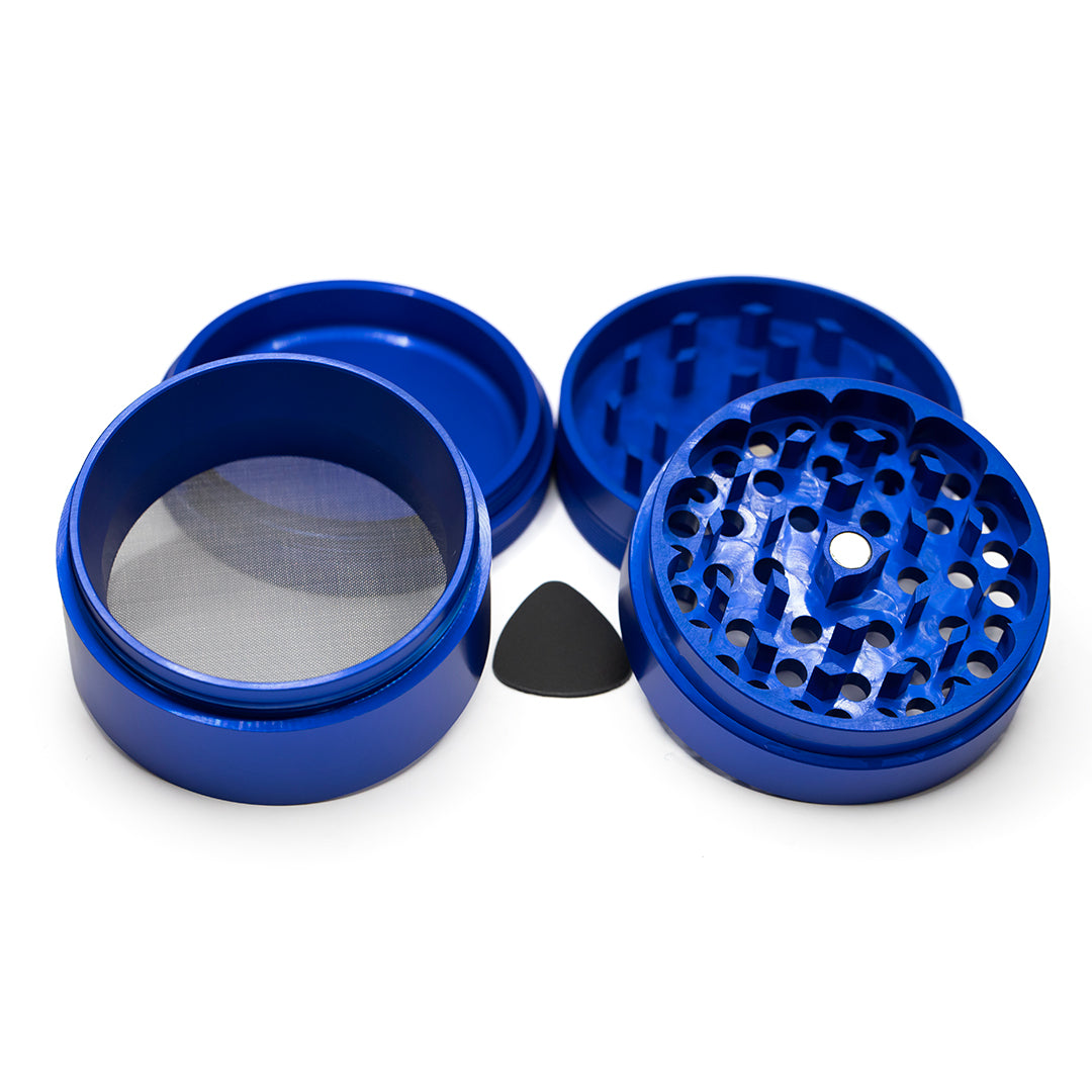 The Void 4 Part Grinder 80mm Blue