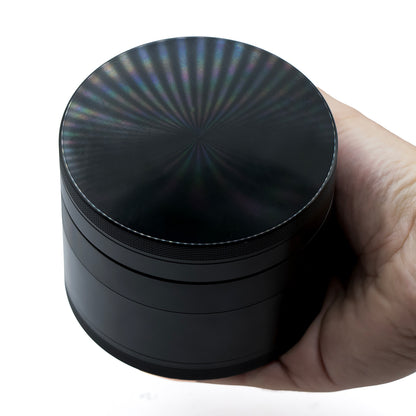 The Void 4 Part Grinder 100mm Black (The Biggest Boy)