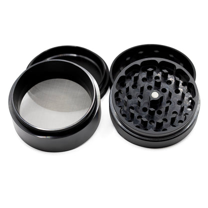 The Void 4 Part Grinder 100mm Black (The Biggest Boy)