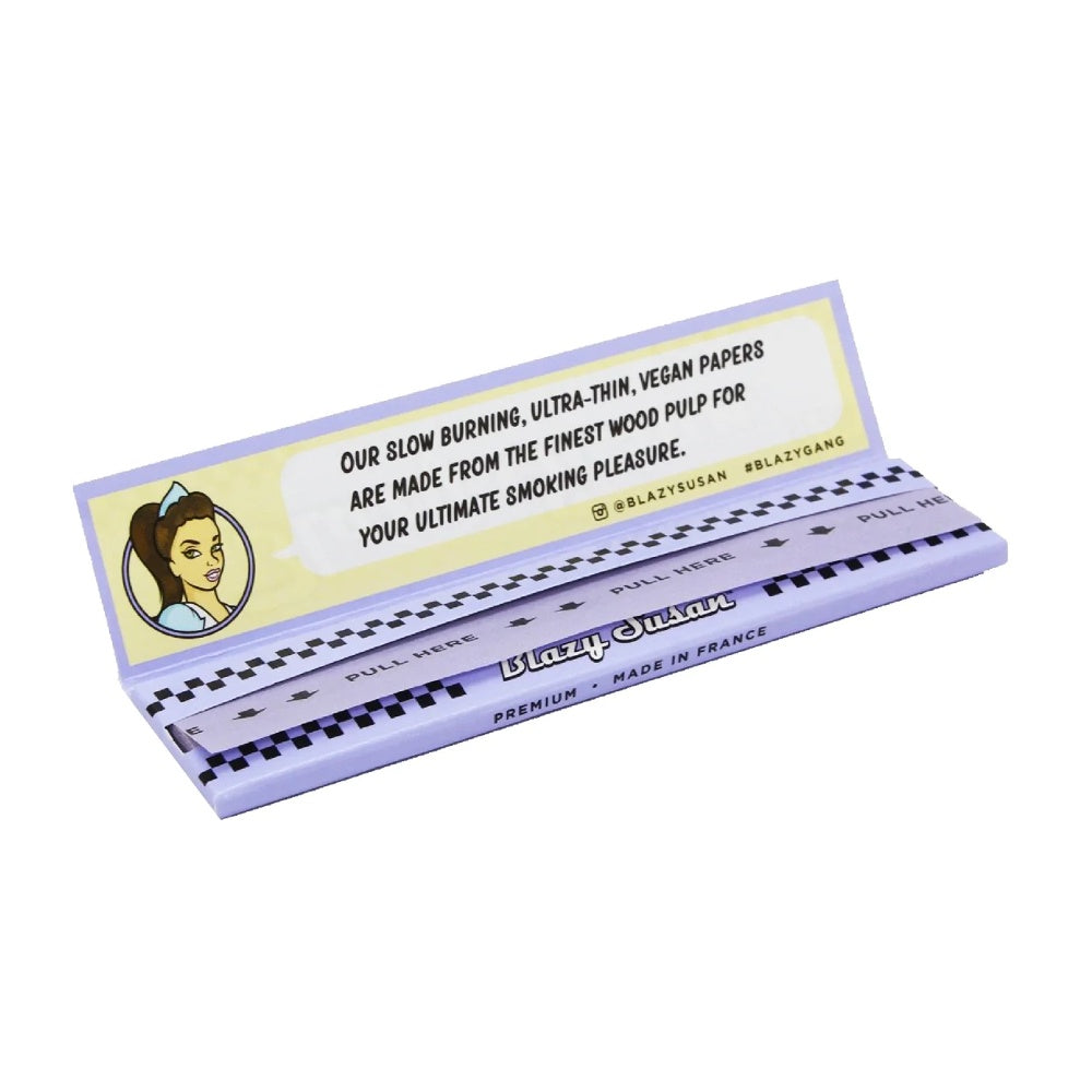Blazy Susan King Size Purple Rolling Papers Blazy Susan