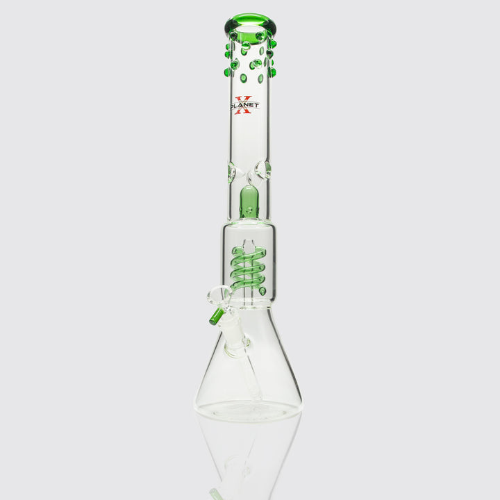 Nexus Glass Bong - Green Planet X