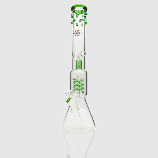 Nexus Glass Bong - Green Planet X