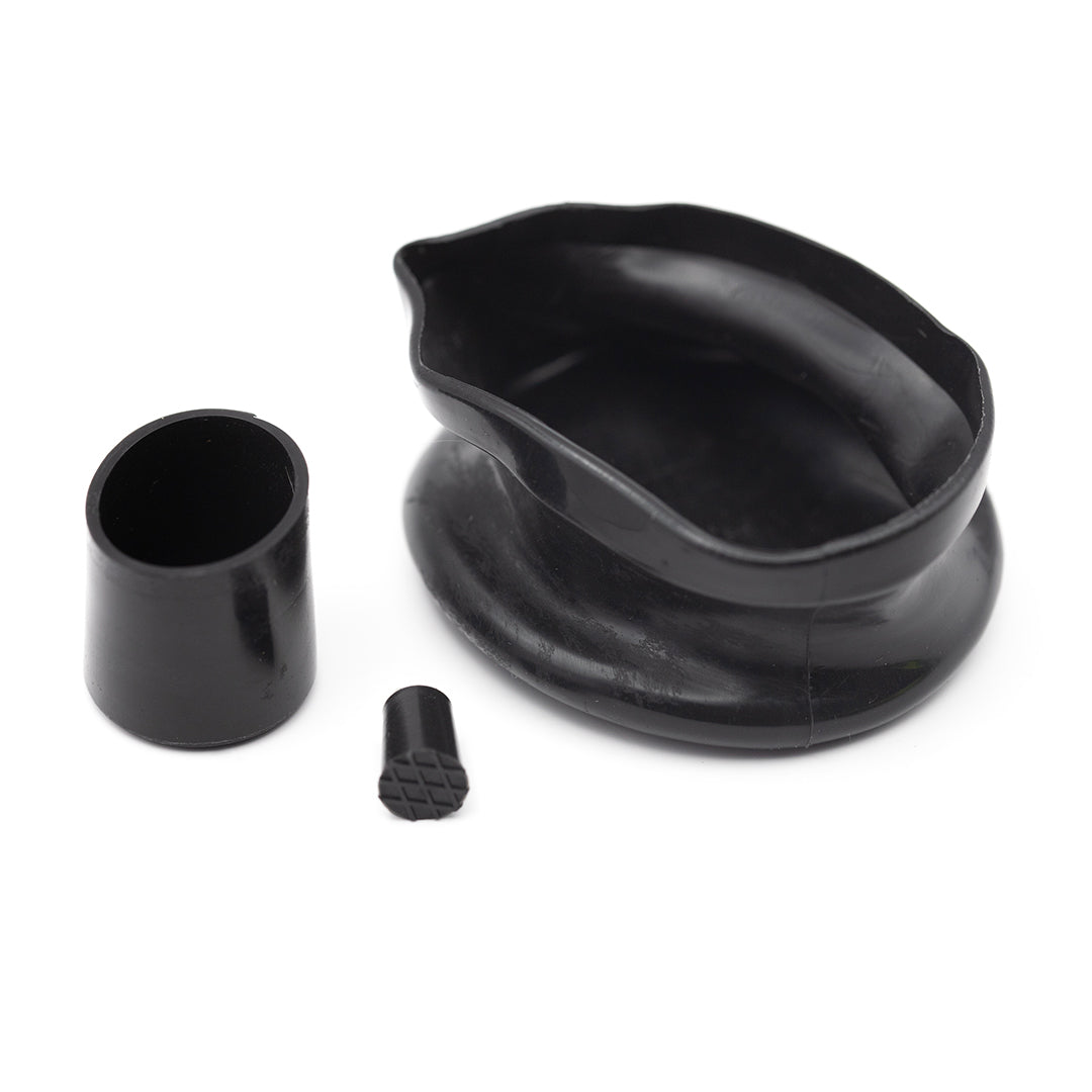 Waterfall Decimator Highbrid Series Glass Bong With Ash Catcher - Black Waterfall