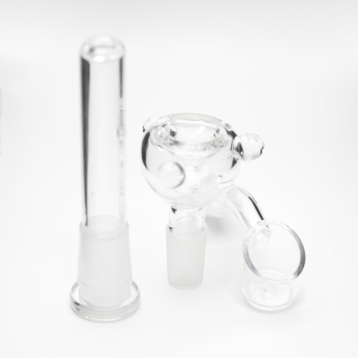 Waterfall Beano Highbrid Series Glass Bong - Black Waterfall