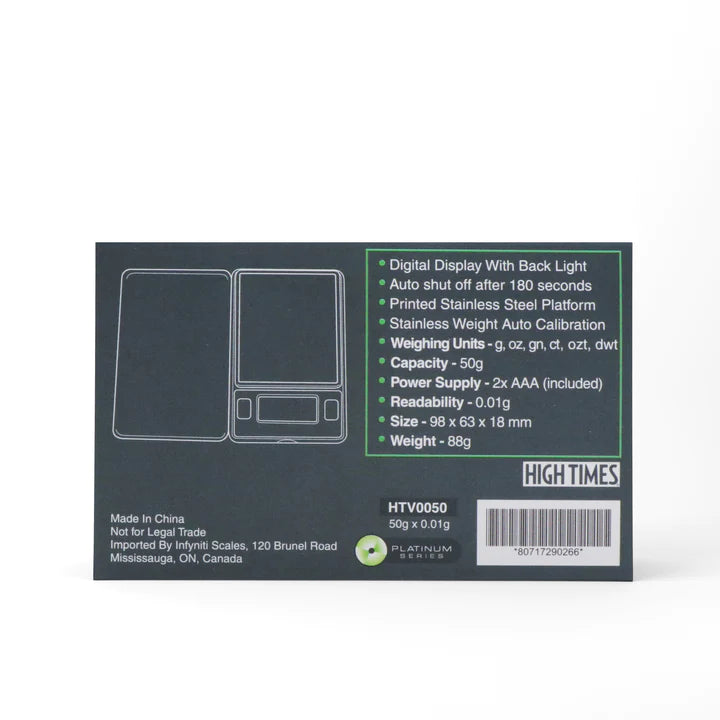 High Times - Licensed Virus Digital Pocket Scale Infyniti Scales