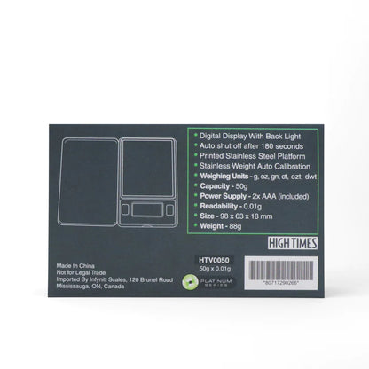 High Times - Licensed Virus Digital Pocket Scale Infyniti Scales