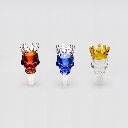 Crowned Skull Glass Cone The Bong Shop
