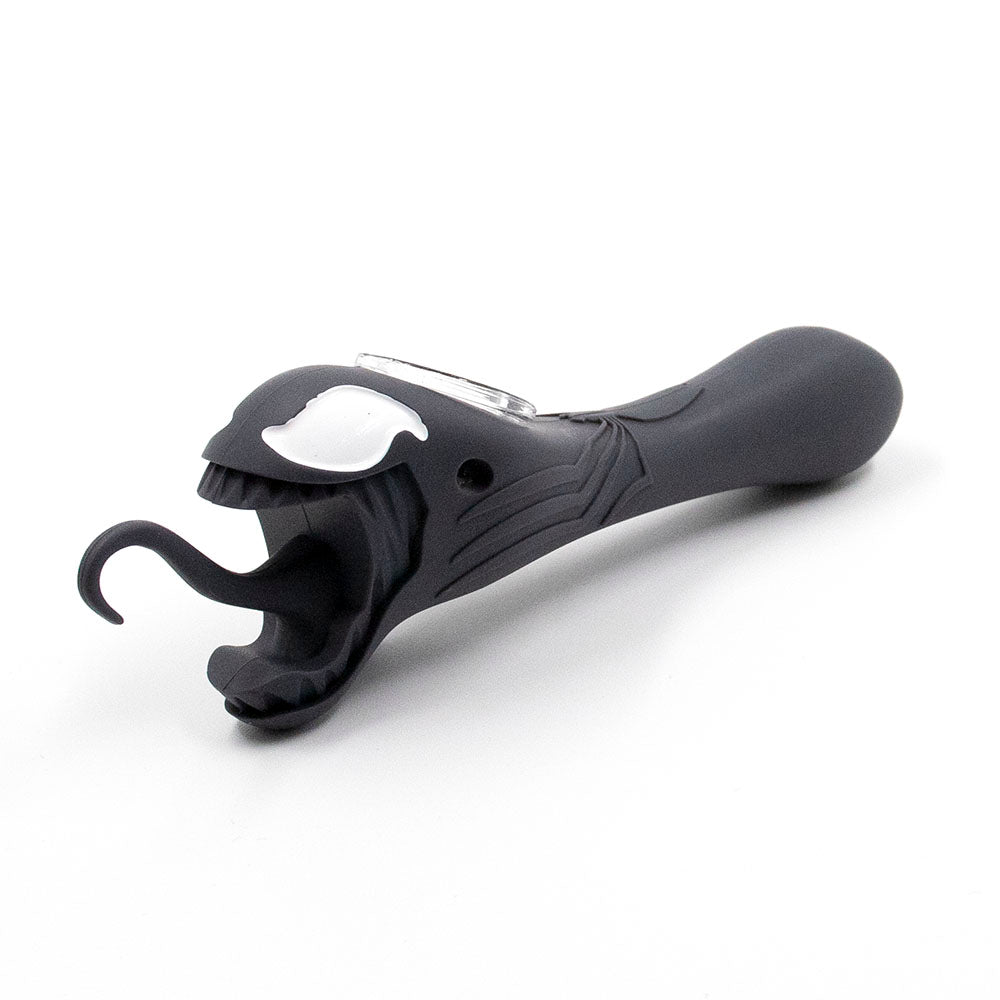 Venomous Silicone Pipe - Black The Bong Shop
