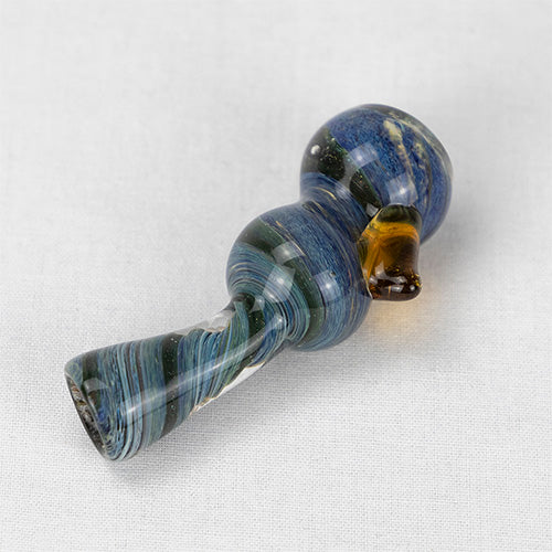 Glass Pipe- Twisted Mushroom Cup #20 The Bong Shop