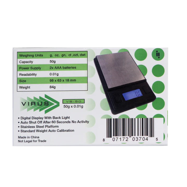 Infyniti Virus Digital Pocket Scale Infyniti Scales