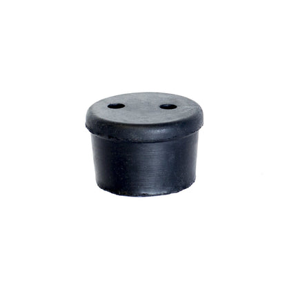 38mm 2 HOLE LARGE BLACK STOPPER/GROMMET The Bong Shop
