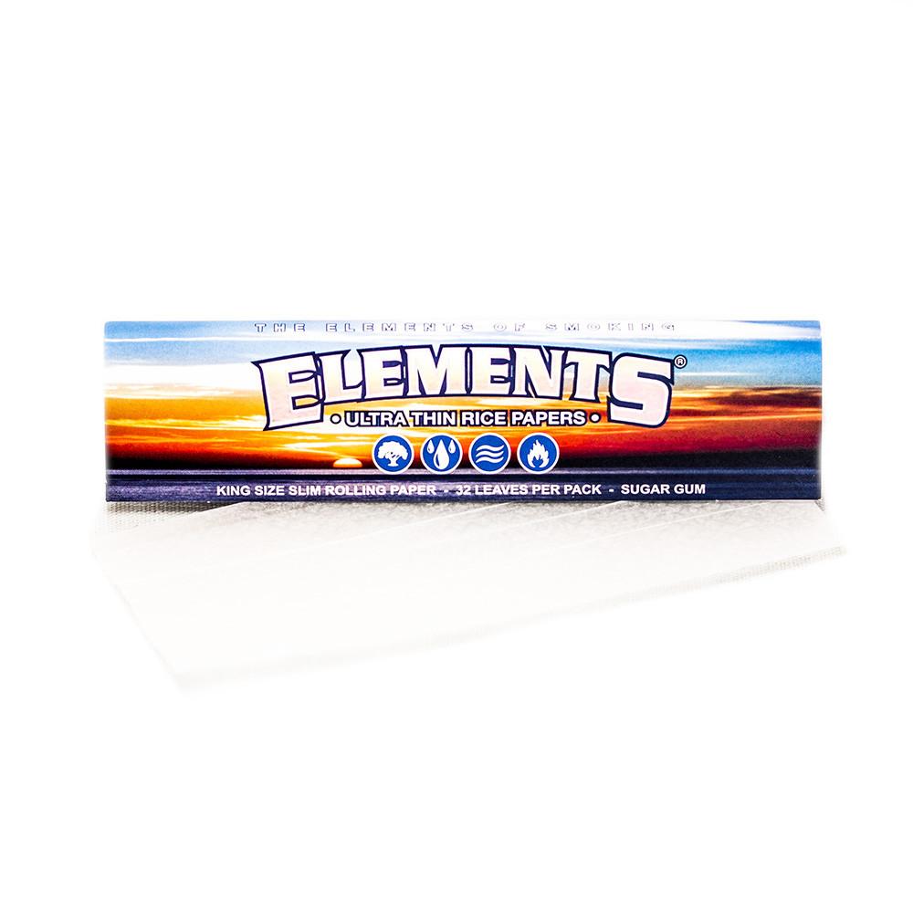ELEMENTS KING SIZE SLIM - SMOKING PAPERS Elements