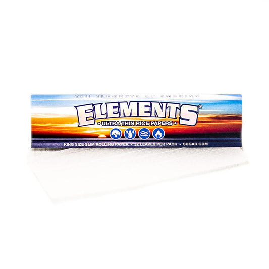 ELEMENTS KING SIZE SLIM - SMOKING PAPERS Elements