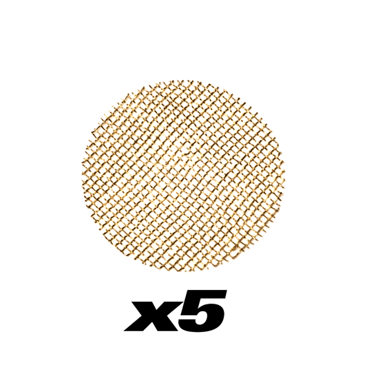 MESH - FLAT PIPE SCREENS (5 PACK) The Bong Shop