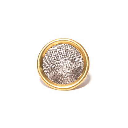5 PACK - BRASS RIM MESH PIPE SCREENS The Bong Shop