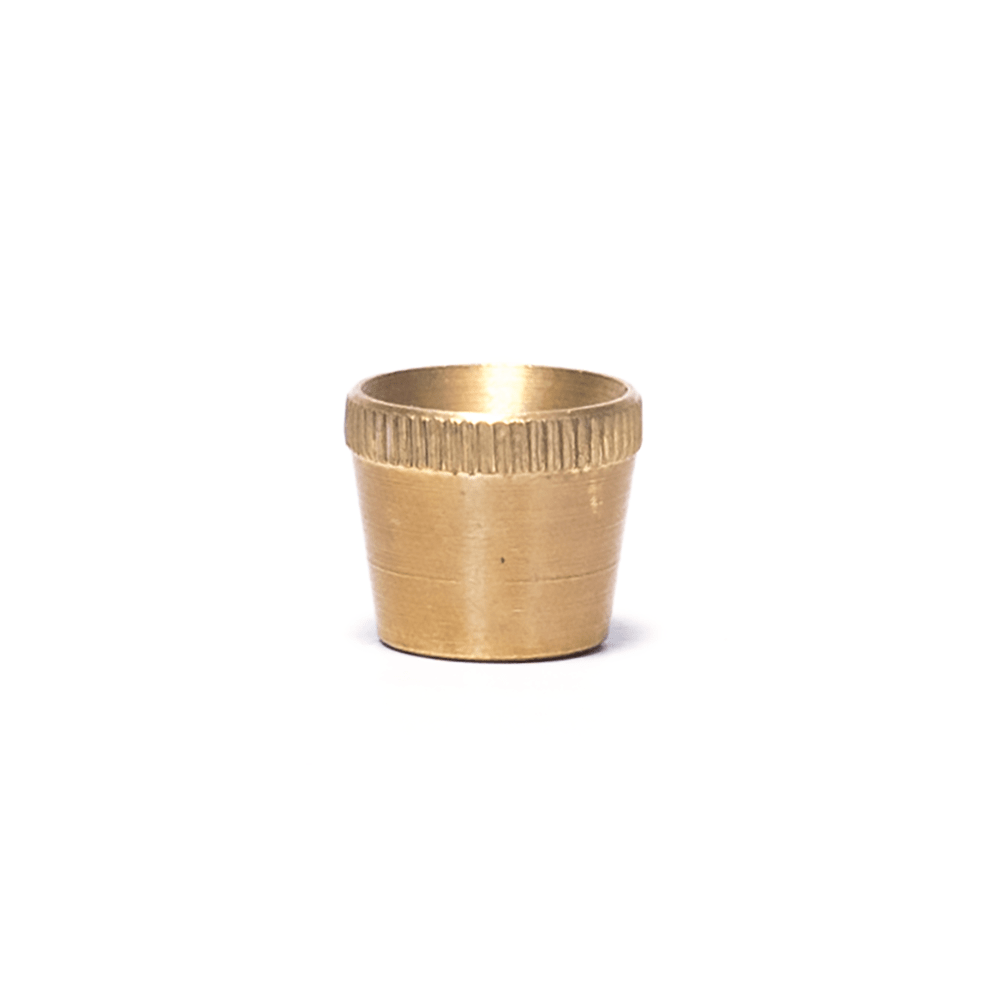 SMALL BRASS BONZA CONE 14.5mm diameter 12.5mm height The Bong Shop