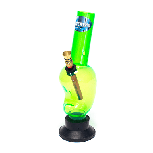 Acrylic Mango Bong - Green Waterfall