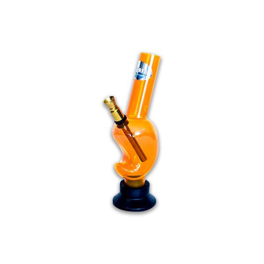 Acrylic Mango Bong - Orange Waterfall