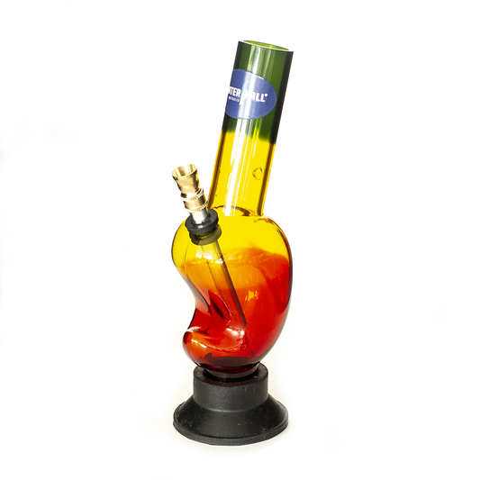 Acrylic Mango Bong - Rasta Waterfall
