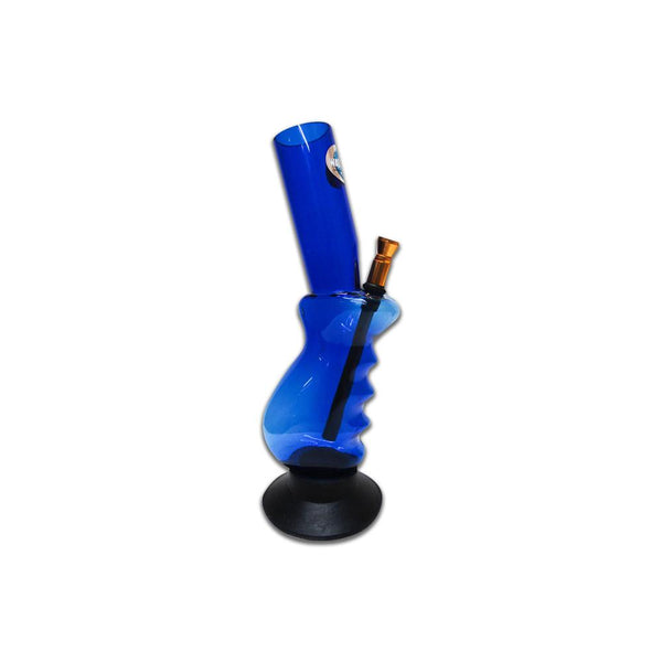 Acrylic Gripper Bong - Blue Waterfall