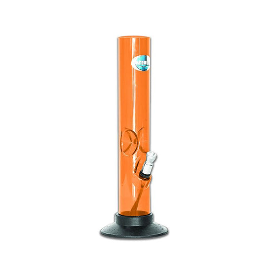 Acrylic Ice Bong - Orange Waterfall