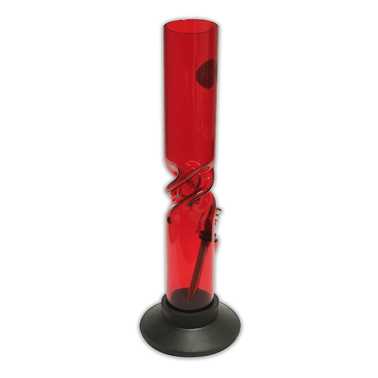 Acrylic Ice Bong - Red Waterfall