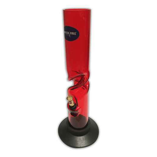 Acrylic Ice Bong - Red Waterfall