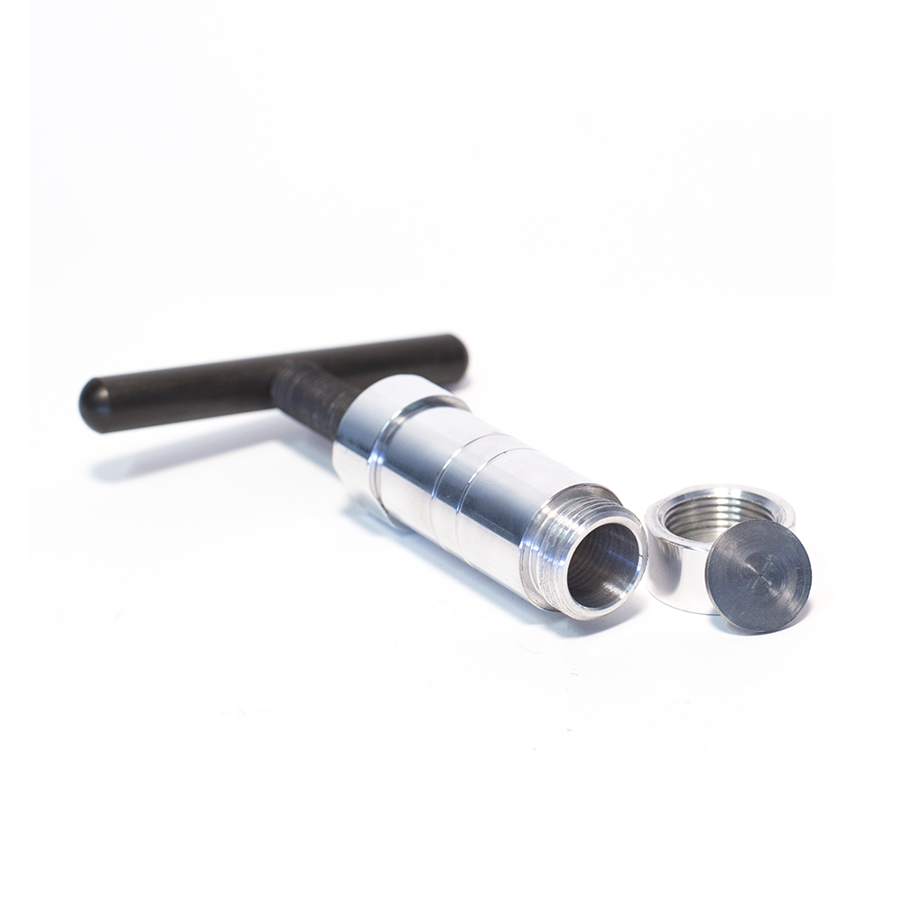 PRESS - LARGE ALUMINUM POLLEN - 28 x 98 mm The Bong Shop
