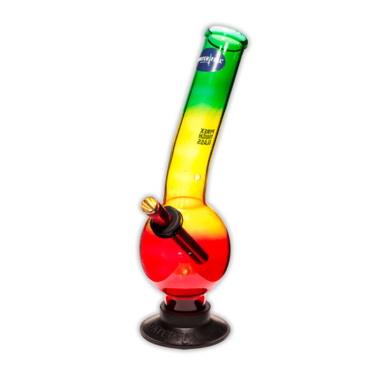 Eliminator Glass Bong - Rasta Waterfall