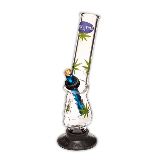 HEAVY WEIGHT MED GLASS GRIPPER SMALL LEAVES Waterfall
