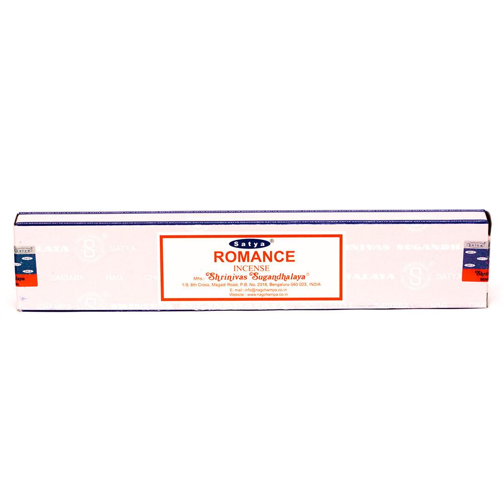 INCENSE - SATYA Nag Champa ROMANCE STICKS 15g The Bong Shop